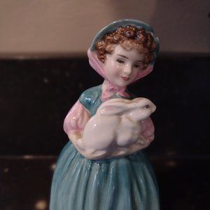 Royal Doulton Figurine, Girl & Bunny HN 2214